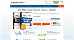 Desktop Screenshot of businessplanpro.com